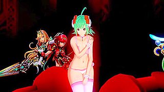 Gunvolts Lola Finds Herself In A Mixed Gangbang After Getting Invited To Smash Bros