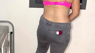 Lady Witnesses Tribute Man Stimulates Her Horny Wet Blonde Multiple Orgasms Pussy Clit