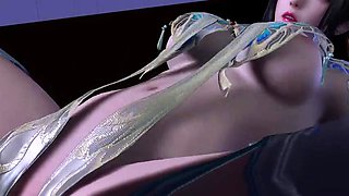 3D big boobs cheerleader got fucked in the gym