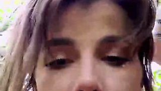 Quick anal pounding and anal creampie outdoor while hiking live at sexycamx.com