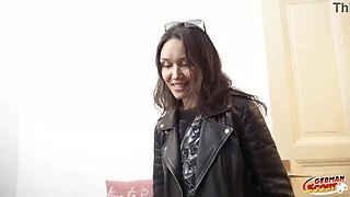 GERMAN SCOUT - DP Anal Sex Casting for small dirty MILF Cougar Kristina Grace