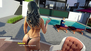 Sexy Neighbors Wife Sends Husband Away so She Can Cheat- Away From Home #21 3D Animated Porn Gameplay