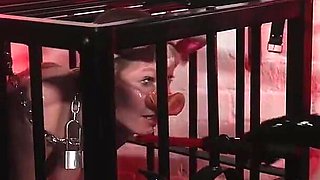 Extreme Fuckpiggy #1 Training Caged, Degraded & Cattle Prodded