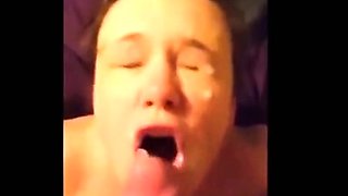 British Babe Blows for a Facial