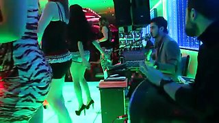 Scorching turkish honeys Dancing in nightclub