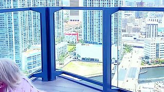 fucks on outside balcony lil d - Mz dani