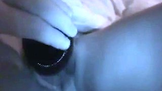 Asian Girl Uses a Bottle to Masturbate
