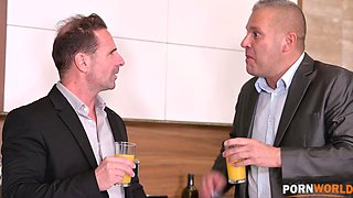 Petite Slut Francys Belle Opens Tight Holes to Three Cocks GP2241