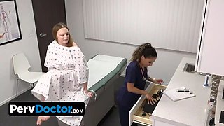 Pervdoctor - curvy teen needs sensational therapy and lets her therapist and nurse to take care of her