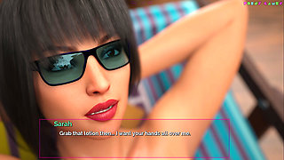 Shut up and Dance - Footjob on the Patio, Stepsis Gets Horny (ep. 11-1)