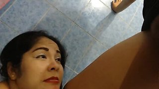Two Stepsisters Pissing on Each Other & Husband Join for Lesbian Shower - Amateur Threesome Pee Video