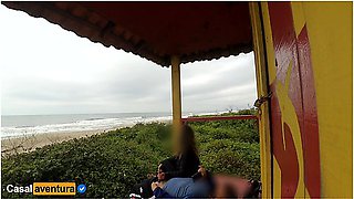 Like A Baywatch - Quickie Sex On The Public Beach