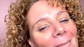 Merce Masturbates with Something Inside Her... Close-up of Her Pussy, Listen to Her Moans