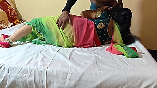 Beautiful New Married Wife Saree Romance & Fucking Full Desi Video