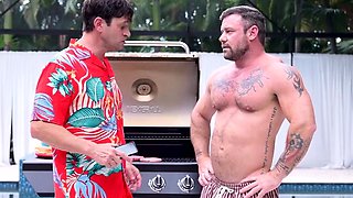 Labor Day BBQ Party Turns Into A Step-Daughter Foursome