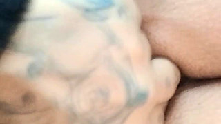 Secretary Touches Her Vagina with Her Finger