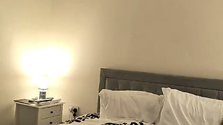 Fucked hard over the bed by my Romanian husband