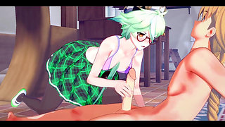 Genshin Impact Hentai - Sacarosa X Aether Blowjob and Fucked - Japanese Asian Manga Anime Game Porn