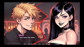 My New Girlfriend [ Taboo Hentai Game ] Ep.40 Goth Girl Blowbang in the Toilet!