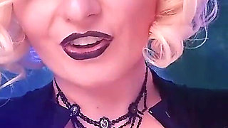 JOI Jerk off Instruction Compilation Video in Latex Pvc From Sexy Curvy Mistress POV