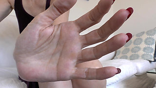 Showing off Beautiful Red Fingernails and Masturbating in Your Pants, Part 3 - Lady Victoria Valente