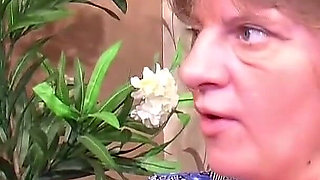 German man fucks horny neighbor milf and woman watches it and joins in later
