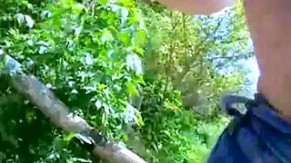 American Couple's Outdoor Adventure in the Woods and Car