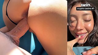 POV: Stepsister catches me spying and ends up seducing me
