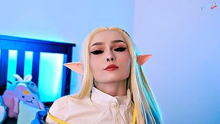Zirael Rem in Zelda Cosplay Craves Links Big Tits and Pussy Wrecking with Aida Sweet and