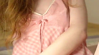 Quick Striptease and Pussy Fingering Masturbation