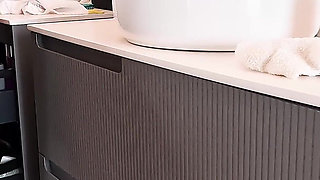 330 Nimpho MILF Anal Drink Pee in Toilet