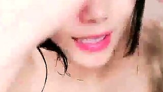 Sexy teen doggystyle fuck on webcam close up