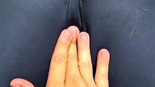 Flexible foot fetish masturbating with feet and hands