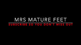 Mrs Mature Feet and her Friend FJ Cock play 508