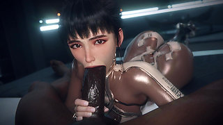 Nympho Slut Takes Intense Double Penetration From Two Monster Black Cocks