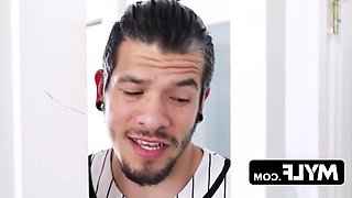 The aroused mature woman, Blaten Lee, requires a thorough creampie to achieve restful sleep.