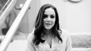 Two gorgeous brunette lesbian babes