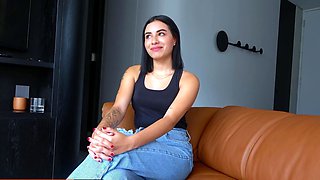 This CUTE LATINA got me horny so we banged ROUGH