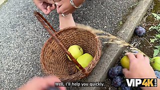 Vip4k. red riding rubber hood loves to display her snatch in her boyfriend\u2019s car