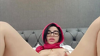 Hijab Masturbation with Big Ass