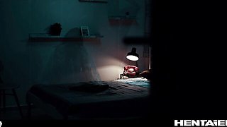 Covered in cum movie with incomparable hustler from Hentaied