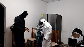 Amateur Latin Couple Cheating: Priest Allows Hot Wife to Fuck Lover Doggy Style - Real Homemade Sex