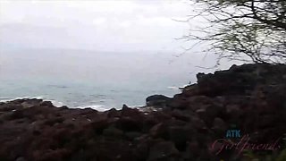Aria Skye's Beach Orgasm: POV Fingering & Squirt