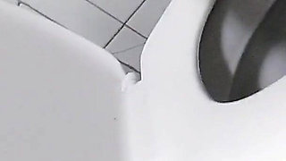 Peeing in a Public Bathroom