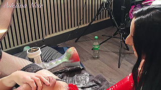 Double Anal Fisting with Mistress Luciana and Adelina Noir