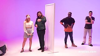 Big tits movie with pin-up sugar baby from Ersties