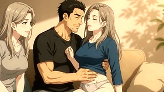 Wife Comes Home Early and catch her husband with her friend