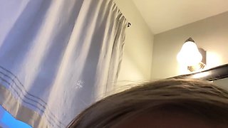 MILF blonde live toys webcam show in shower