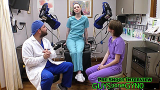 The Cum Clinic Extraction #14 - Nurse Azra Iahmir & Virgin Nurse Luci Starr