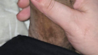 Slutty step mom pulled out step son dick without shame and handjob his dick for fun